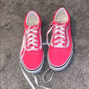 Neon Pink Vans